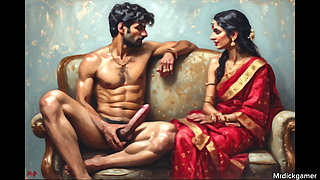 Telugu aunty with her boyfriend hard fuck creampied