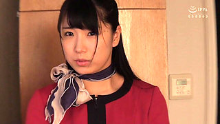Receptionist Mihina Becomes the Target, Teased and Taken Right Behind the Desk