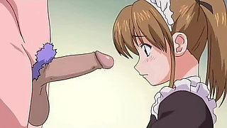 Busty Japanese maid is trained as a sex slave