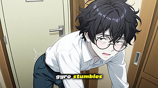 Mega-fucker Awakens: Future Slut Kira Gags on 30cm Virgin Cock in Ai Anime Hentai