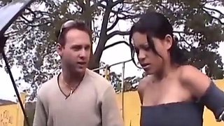 Beautiful and hot brunette with a big tail moaning and cumming, giving her pussy and very tasty spit: Porn