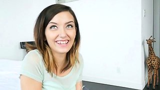 Newbie Zara is cute on cock getting fucked