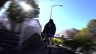 Asian voyeur sex outdoors