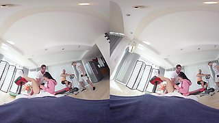 Slutty Gets Pounded in Gym