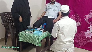 Muslim Women Fucked by the Doctor in Front of Her Husband Because She Could Not Get Pregnant (threesome Sex)