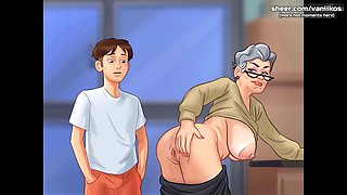 Steamy hookup with a mature lady and a nurse giving a blowjob during my sexiest gameplay moments