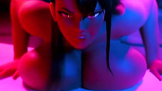 Big Fat Fucking Ass and Breasts Ebony Slut Gets Fucked From Behind