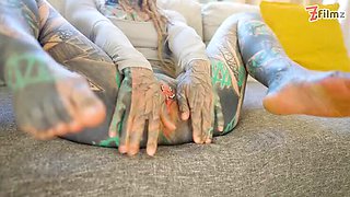 Anuskatzz Takes 3 Huge Cocks in Wild DAP Gangbang - Total Anal Destruction!
