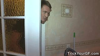 Trick your gf - don't fall in enjoy, teen-porn tart Evelyn Cage!