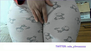 I Masturbated in Pajamas- Doggy in Pajamas- Big Ass- Turkish MILF Porn- Turkish Disclosure- Disclosure