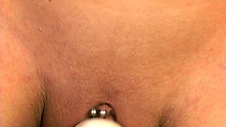 Amateur blonde takes toys in both holes Julia Reaves