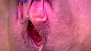 Huge Clitoris Orgasm, Wet and Squirting