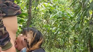 Busty Fit Girl Fucks Muscular Stranger Army in the Forest After Jogging - Pinay Lovers Ph