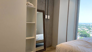 Behind the Scenes with 19 Year Old Teen with Huge Natural Tits, Dafne Michelle, and Andres Acosta