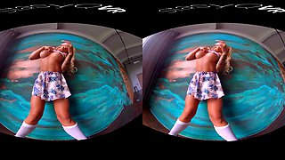 Heels & Ass - Babe Solo Striptease - Stasyqvr - Sexlikereal