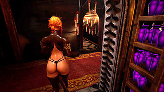 anal toy fucked elf girl in the ass 3D Hentai Game Animation