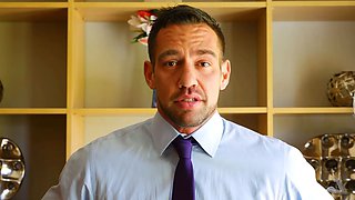 Boss heads undercover to watch if his worker is being slutty