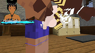 The Jenny mod Fapcraft Minecraft - Exploring animations for Bee girl and having fun in fucking her