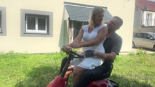 Yanick Shaft Plays Gardener for Marie Lumacarie