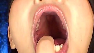 Dirty POV: Mistress Kiwako Oikawa Fucks Her Mouth with a Spit-covered Finger... Careful - if You Stare, She’ll Spit on You.