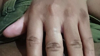 Girl Caught in Bed Masturbating