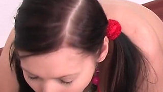 Cute teen gets her first time sex with his stepbrother
