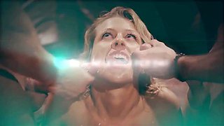 21Sextury Super HOT Veronica Leal Guzzles Cum While Handling Two Thick Cocks