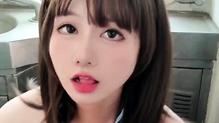 Nyako 喵子 – JK Uniform in Train