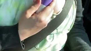 Masturbate in car