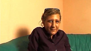 Small titted blonde rubs and fingers her pussy at the casting