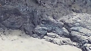 Naked Beauty on Beach - Drone POV Erotic Relaxation