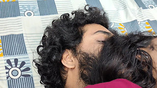 Mallu hot girl in modern dress seduce her boy friend and hot romance with boobs suck