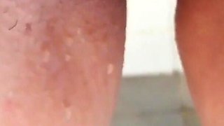4K Nice Pee in the Shower