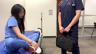 Creepy Physician Persuades Young Japanese Medical Intern to Pummel to Get Ahead