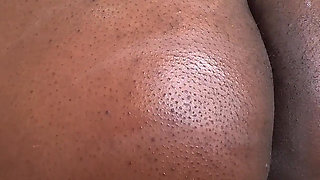 Thick Ebony Girl Takes a White Cock in Her Ass