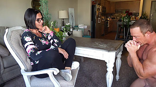 Shoe Licker Begs to Smell My Feet! Will I Let Him?