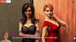 GF's Friend Watches Oral Pleasure - the Spellbook Pure #13 Animated Game Gameplay