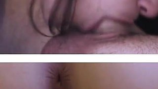 Creampie and Swallowing the Cum