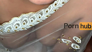 Boss Fuck Hard and Hairpulling Deep Gagging with Saree