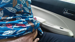 office manager enjoying hot Romance with married colleague inside car part 2