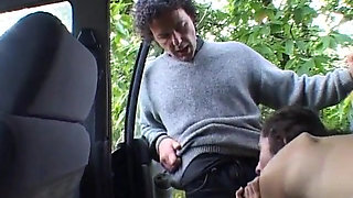 First anal for a beautiful Italian teeny and a mature with a toy and anather manboy