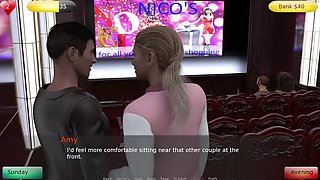 Hot Indian Wife Cuckolded in Public Theatre - Big Tits Teen Fucks Old Man