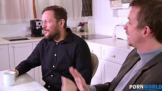 Exotic nympho Roxy Lips blows and fucks her husband's friend in bathroom GP1213