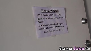 Pounded Gloryhole Babe Sucks And Jerks