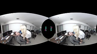 Getting A Raise At Work (Voyuer) - Busty Milf Rides Like A Cowgirl