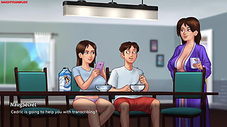 Deepthroat Blowjob From Super Hot MILF - Summertime Saga 3D Animated Porn Game