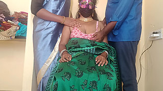Office Staff with Sisters Shared Bed with Manager