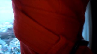 Mexicana blowjob with her big boobs
