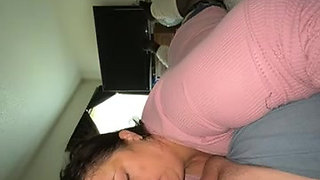 BBW slut getting face fucked