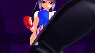 Hentai chick enjoys anal sex at the gym